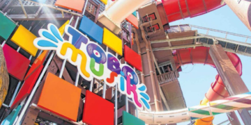 Tobomusik e gastronomia com música ao vivo na Vila Azul do Mar são novidades do Beach Park nesta alta estação 