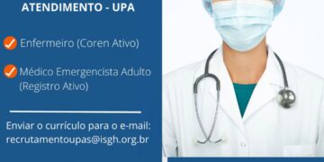UPAs geridas pelo ISGH abrem vagas temporárias para profissionais de saúde