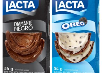 PÁSCOA: LACTA ANUNCIA LANÇAMENTO DE OVINHOS RECHEADOS OREO E LACTA DIAMANTE NEGRO PARA PÁSCOA 2022