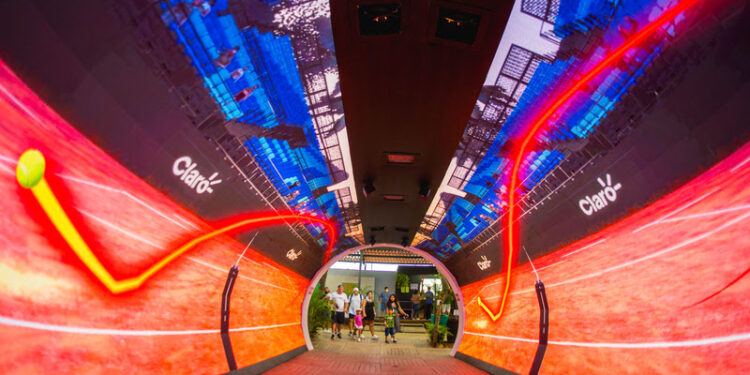 Com túnel imersivo e ultra conectado, Claro leva 5G para o Rio Open