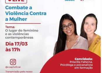 Grupo Coaph Saúde promove live sobre o combate a violência contra a mulher 