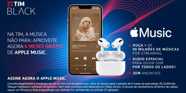 TIM anuncia parceria exclusiva com a Apple