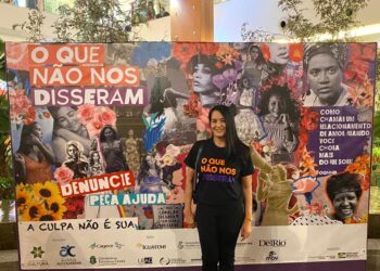 Instituto Aço Cearense marcou presença no lançamento da exposição “O que não nos disseram”, que retrata mulheres que romperam com o ciclo da violência doméstica