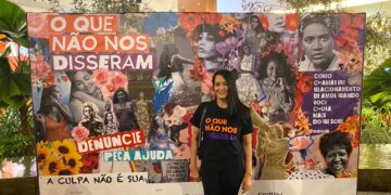 Instituto Aço Cearense marcou presença no lançamento da exposição “O que não nos disseram”, que retrata mulheres que romperam com o ciclo da violência doméstica