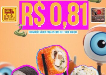 Estabelecimento oferece sushi a R$ 0,81 caso a Jade saia do BBB