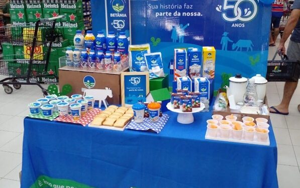 Experiência Café da Manhã Betânia destaca o leite em pó da marca com degustações no Ceará, Bahia, Pernambuco e Paraíba