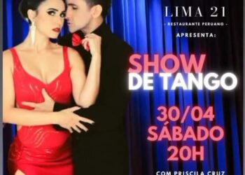 Show de Tango acontece neste sábado no Restaurante Lima 21 