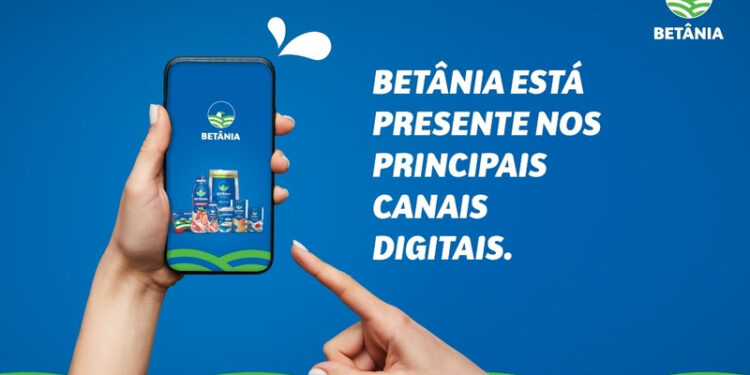Betânia Lácteos expande presença digital em parceria com Amazon, iFood e grandes apps de e-commerce