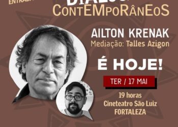 Nesta terça (17) Ailton Krenak encerra o projeto Diálogos Contemporâneos em Fortaleza