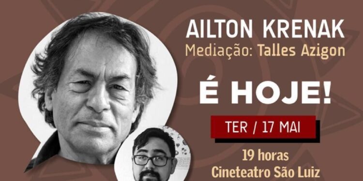 Nesta terça (17) Ailton Krenak encerra o projeto Diálogos Contemporâneos em Fortaleza
