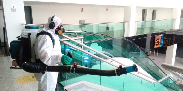 Pós-pandemia: Demanda de shoppings por serviços de desinfecção veio para ficar