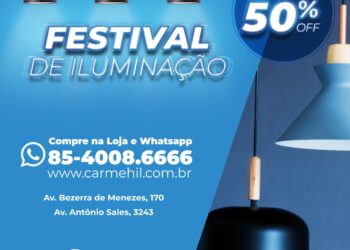 Inédito, Festival de Iluminação Carmehil oferece até 50% de desconto em produtos selecionados e frete grátis