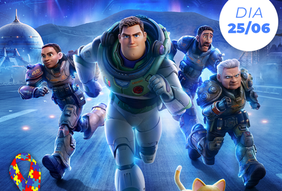 Cinépolis promove sessões de “Lightyear” adaptadas às Pessoas com Autismo
