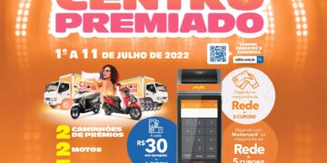 Campanha Centro Premiado segue até segunda-feira (11) 