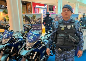 Exposição da Guarda Municipal proporciona interação com público infantil