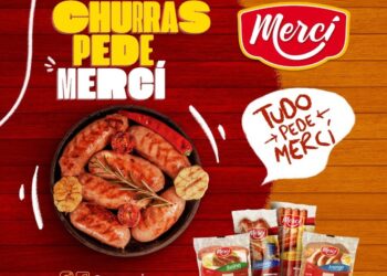 Bom humor pede Merci