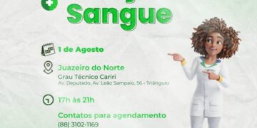 Grau Técnico Cariri  e Hemoce  realizam Campanha conjunta de Doação de  Sangue