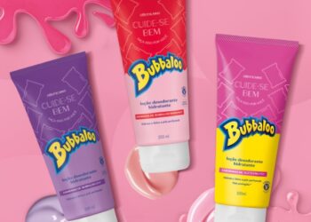Com duas novas fragrâncias, o Boticário retoma linha recordista de vendas de Cuide-se Bem em collab com Bubbaloo