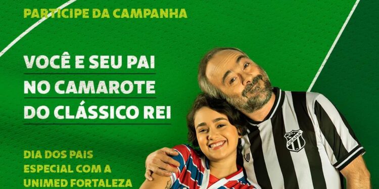 Unimed Fortaleza leva torcedores ao Clássico-Rei em ação do Dia dos Pais