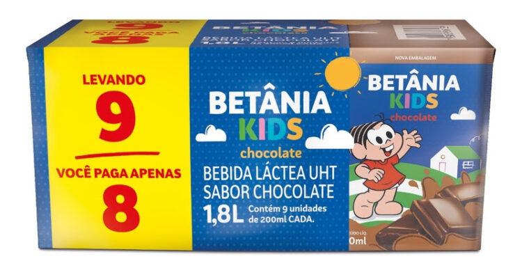 Multipack Achocolatado Betânia Kids entrega sabor, nutrição e economia para as famílias na volta às aulas