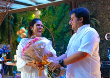 Grupo Atitude Serviços brinda seus 15 anos com festa intimista na Barraca Santa Praia