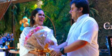 Grupo Atitude Serviços brinda seus 15 anos com festa intimista na Barraca Santa Praia