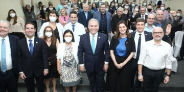 Ministro da Saúde, Marcelo Queiroga e a Ministra da Mulher, da Família e dos Direitos Humanos, Cristiane Britto, visitam o Sopai Hospital Infantil Filantrópico na tarde desta segunda-feira (12)
