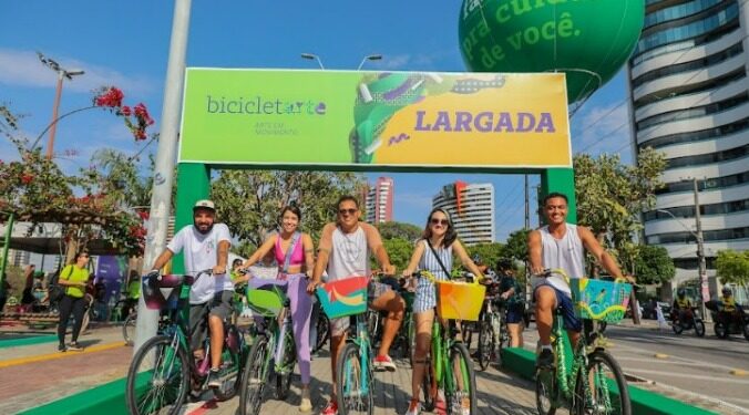 Instituto Unimed Fortaleza realiza primeiro passeio ciclístico cultural aberto ao público