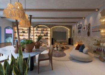 Neutros e toques coloridos convivem na CASACOR Ceará