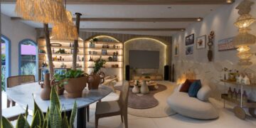 Neutros e toques coloridos convivem na CASACOR Ceará