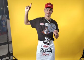 Pizzaiolo do Legerissima Pizza foi premiado na competição Pizza World Cup na Itália