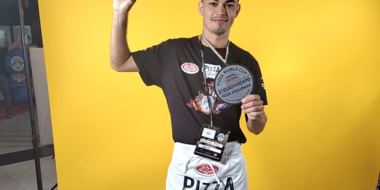 Pizzaiolo do Legerissima Pizza foi premiado na competição Pizza World Cup na Itália