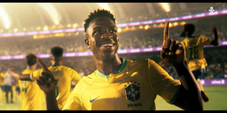 “Eu já escuto teus sinais”:  Vivo e Vini Jr. apostam na fé e superstição dos brasileiros no sonho rumo ao hexa