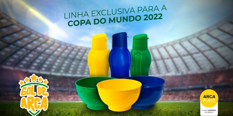 Arca Plast lança coleção limitada para a Copa do Mundo