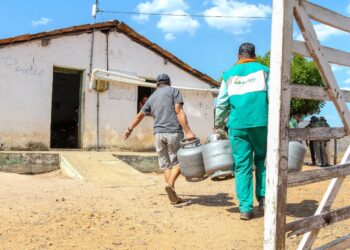 Associação Caatinga, em parceria com Petrobras, doa botijões de gás e cestas básicas para comunidades rurais do Ceará e Piauí