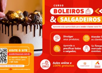 ACADEMIA ASSAÍ LANÇA CURSO GRATUITO DE BOLEIROS(AS) E SALGADEIROS(AS) PARA MICROEMPREENDEDORES(AS) DE TODO O PAÍS