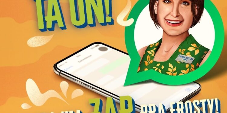 Sorvetes Frosty lança atendente virtual “Dona Neuza”