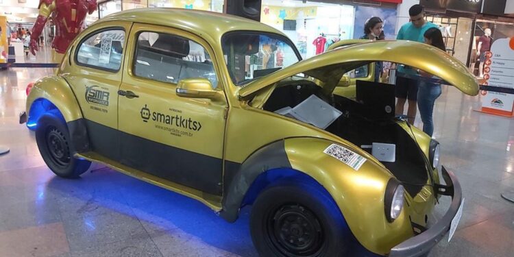 Férias no Shopping Benfica: Fusca Tecnológico e Oficina infantil de carrinhos de controle remoto