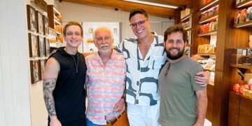 Marcos Lessa encontra Roberto Menescal em visita ao Rio de Janeiro