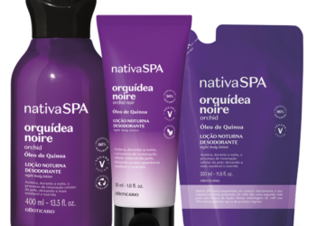 Nativa SPA Orquídea Noire chega ao Boticário como aliada no cuidado noturno, com potencial de acelerar a renovação celular da pele