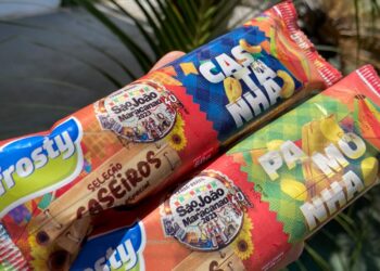 Sorvetes Frosty lança embalagem temática de festa junina em parceria com o São João de Maracanaú