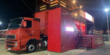 Carreta itinerante da Brahma percorre eventos no Ceará
