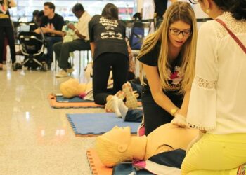 Terrazo Shopping promove atividade educativa em celebração ao Dia Nacional da Reanimação Cardiopulmonar