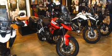 Triumph, concessionária do Grupo AGP, realiza evento para pais e filhos apaixonados por motocicletas