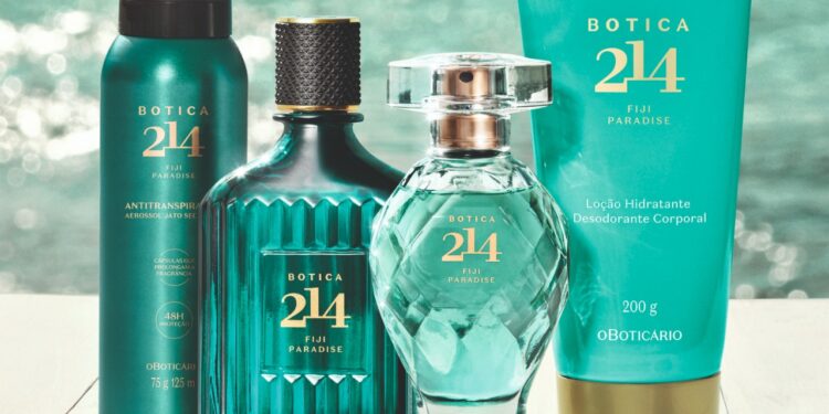 O Boticário apresenta Fiji Paradise, dupla de fragrâncias de Botica 214, inspiradas no frescor das águas cristalinas
