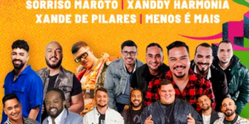Samba Brasil Fortaleza traz Sorriso Maroto, Dilsinho, Xande de Pilares, Belo, Menos é Mais, Ferrugem, Xanddy Harmonia e Davizão  ao Marina Park Hotel neste sábado (12)