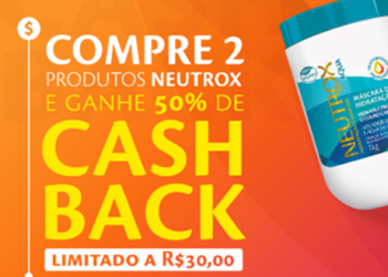 Neutrox oferece 50% de cashback em parceria com o PicPay