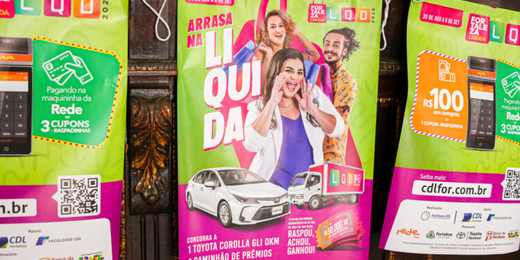 Campanhas com sorteios e descontos para consumidores injetaram 350 milhões no comércio de Fortaleza em 2022