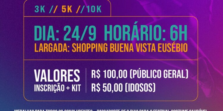 Últimas vagas: Desafio Costume Saudável une solidariedade e saúde neste domingo (24) 