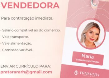 Joalheria Prata Rara abre vagas para contratação imediata de vendedor e gerente de loja no Ceará